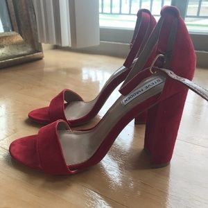 Steve Madden red heels